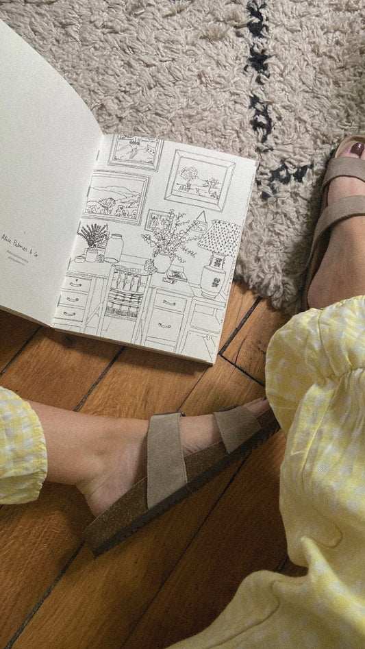 Carnet de coloriage – Intérieurs de Zoé de Las Cases