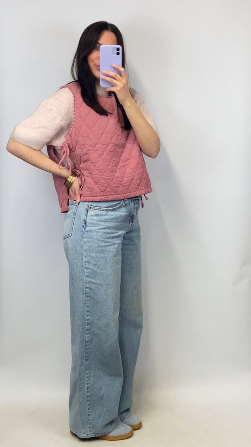 Plastron Malo vieux rose