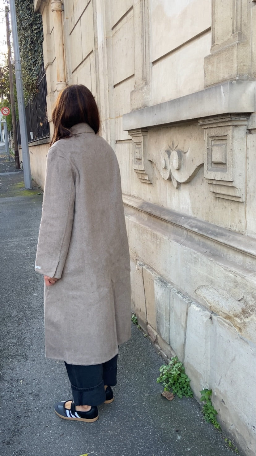 Manteau premium taupe