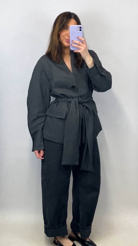 Blazer Kimono gris
