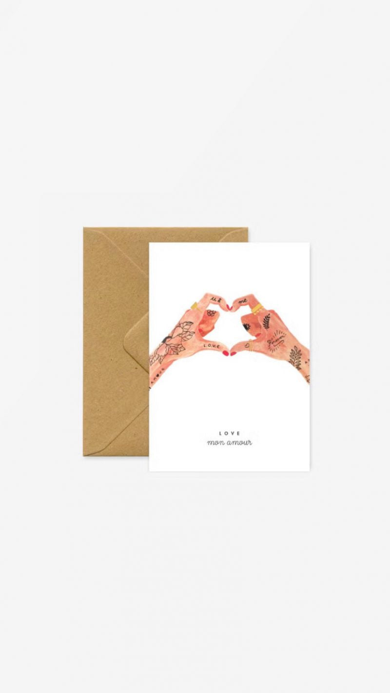 Carte Hands Of Love