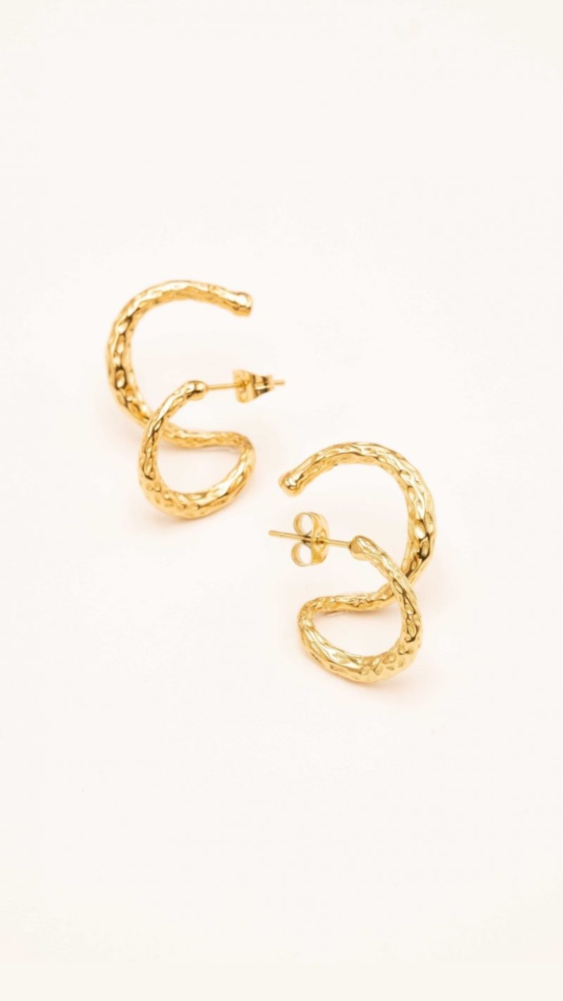 Boucles | Manchettes d’oreilles Clélia Dorées