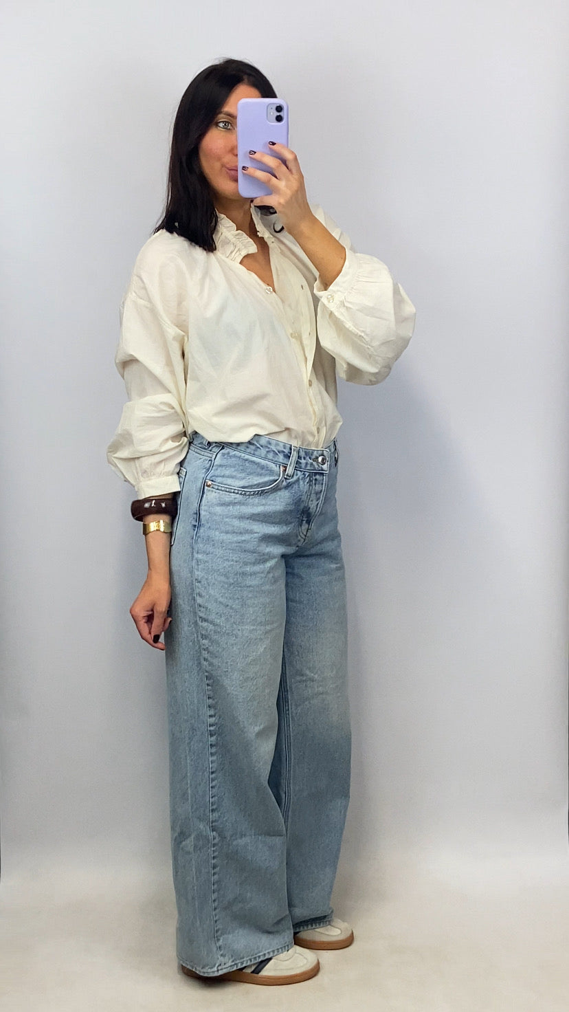 Chemise oversize Louison écrue