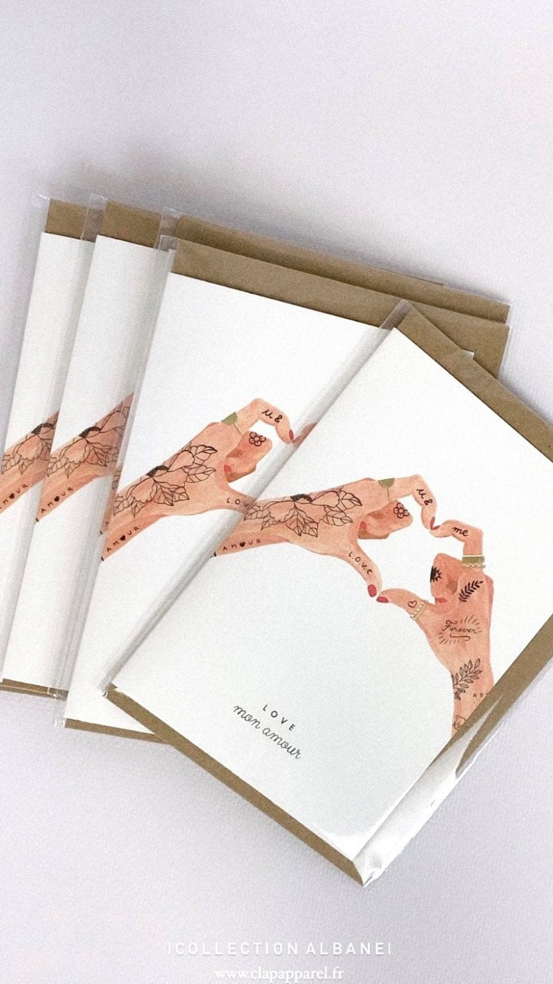 Carte Hands Of Love