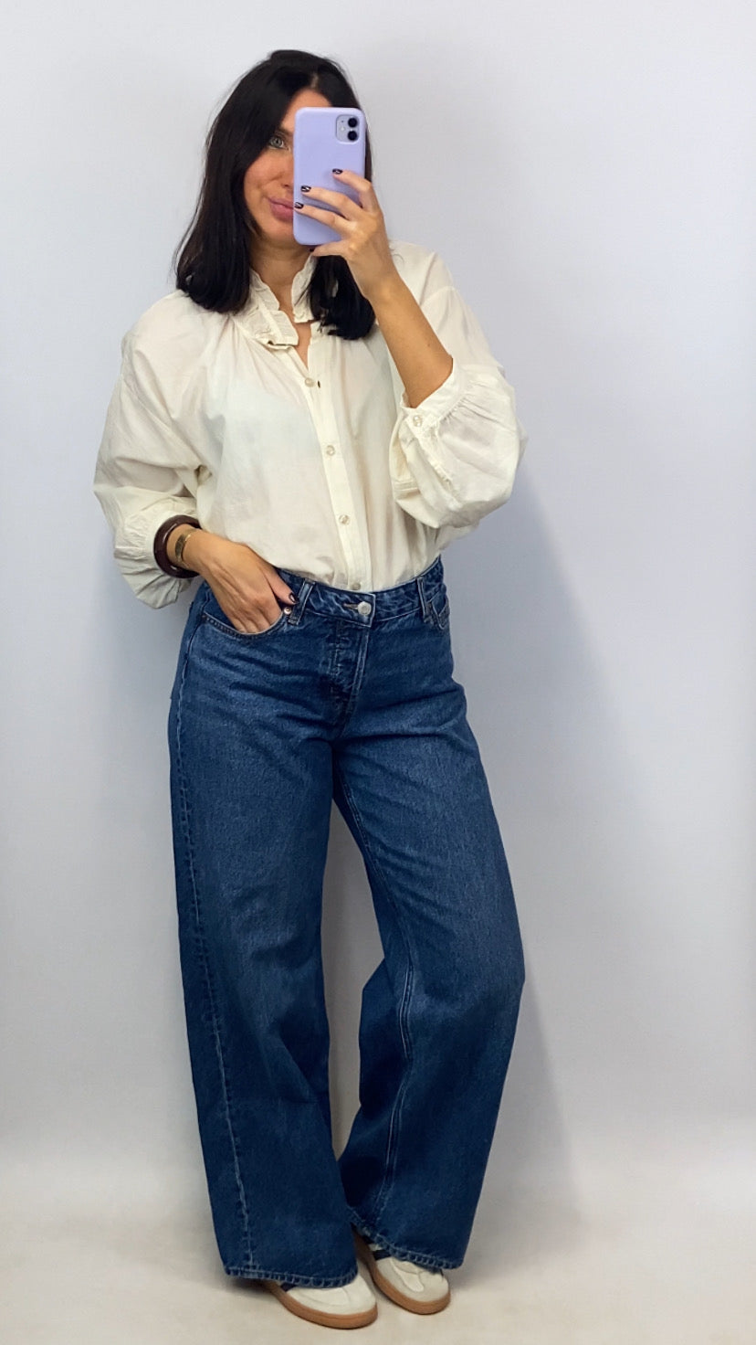 Chemise oversize Louison écrue