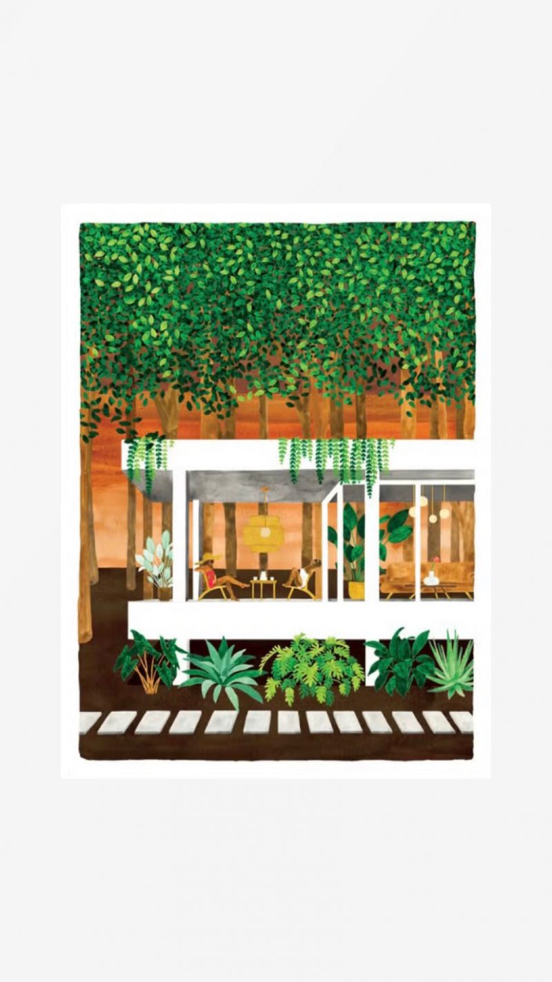 Illustration Maison dans les bois