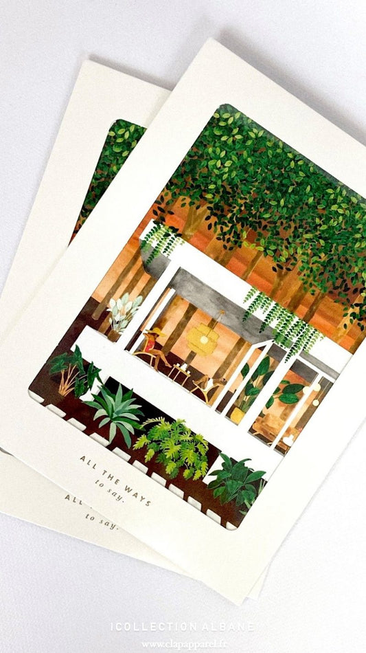 Illustration Maison dans les bois