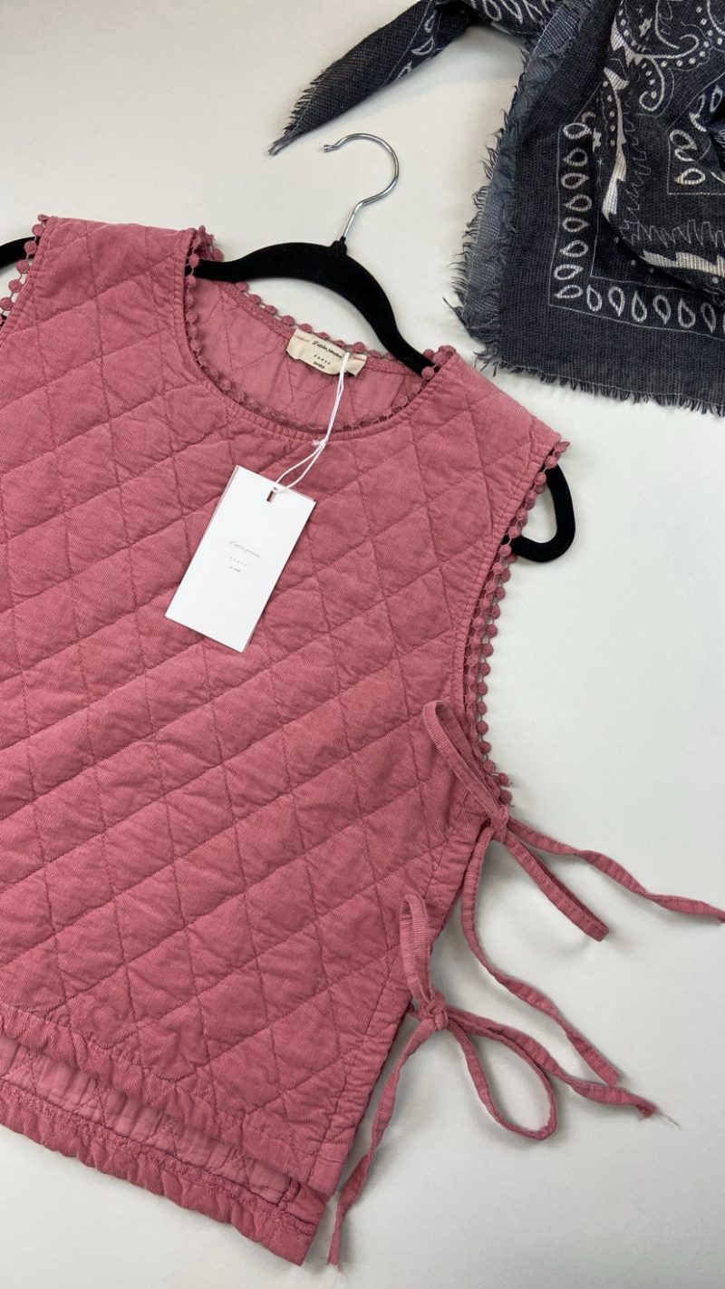 Plastron Malo vieux rose