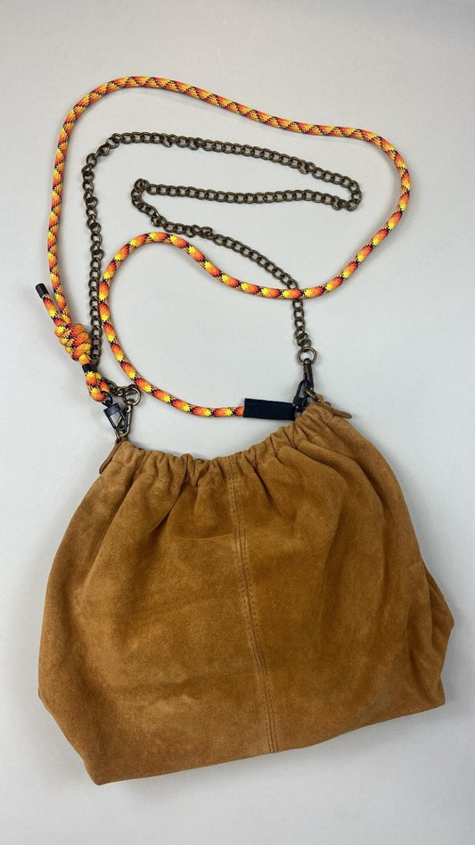 Sac Sasha suede camel