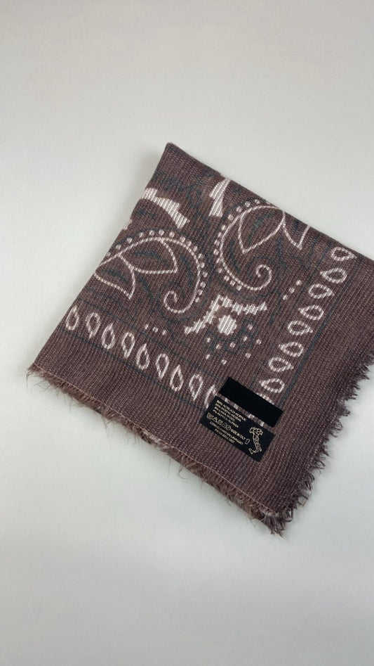 Foulard écharpe légère Tessa marron
