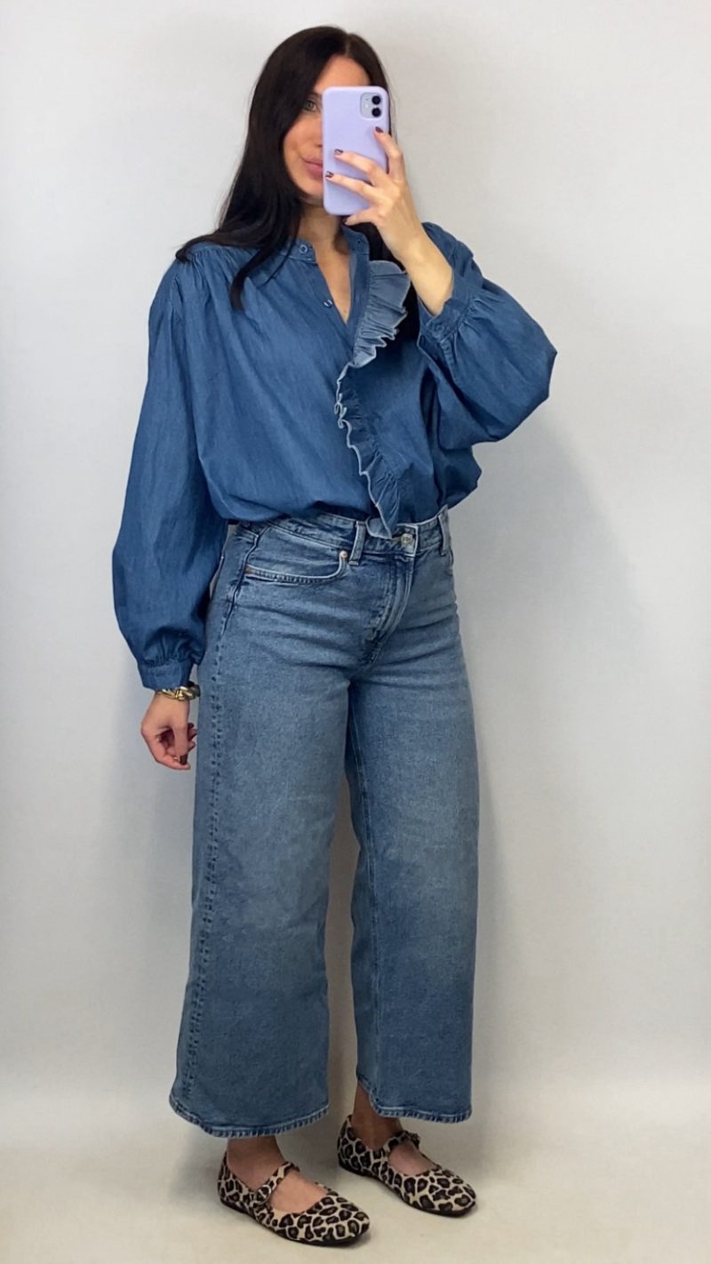 Chemise en jean léger Gabrielle