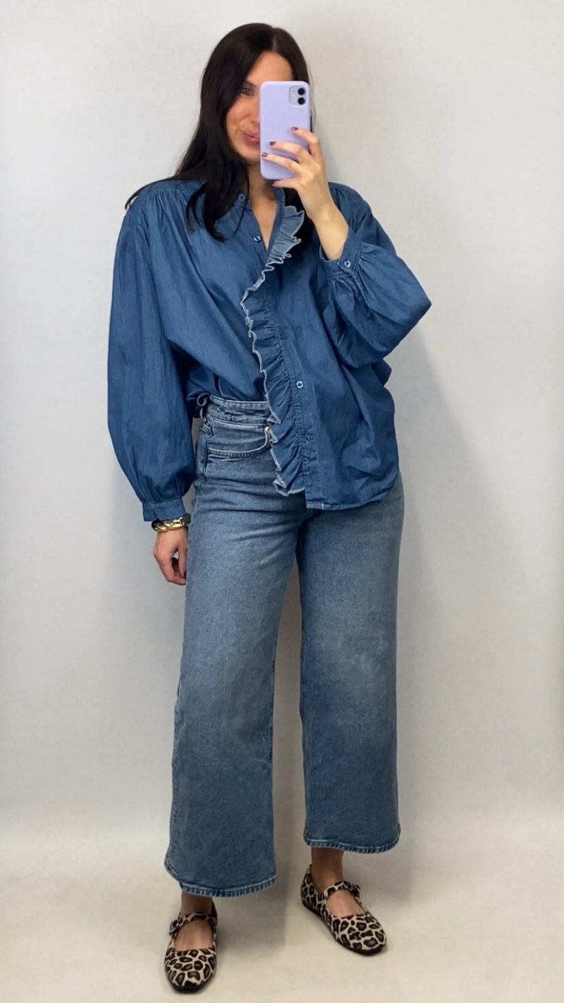 Chemise en jean léger Gabrielle