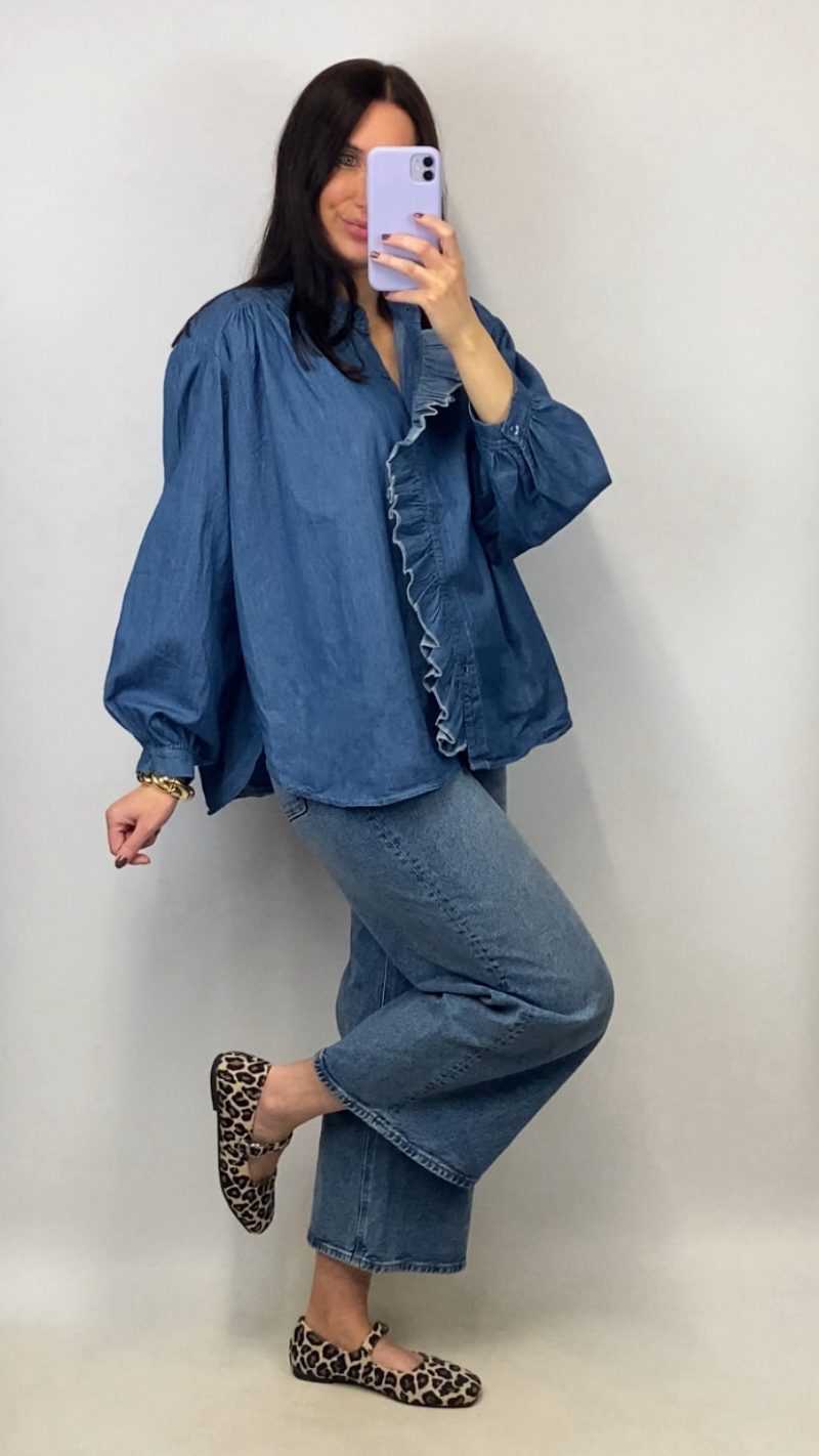 Chemise en jean léger Gabrielle