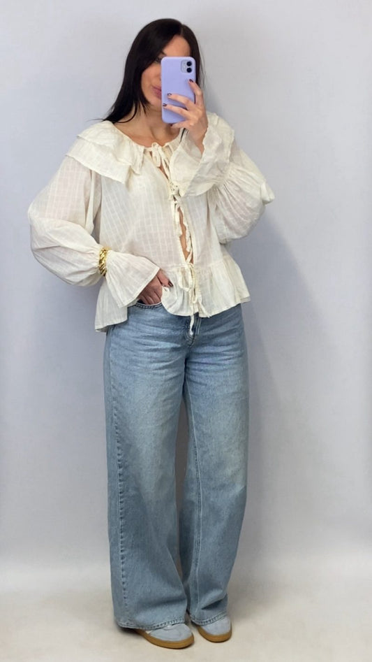 Blouse Alba à nœuds