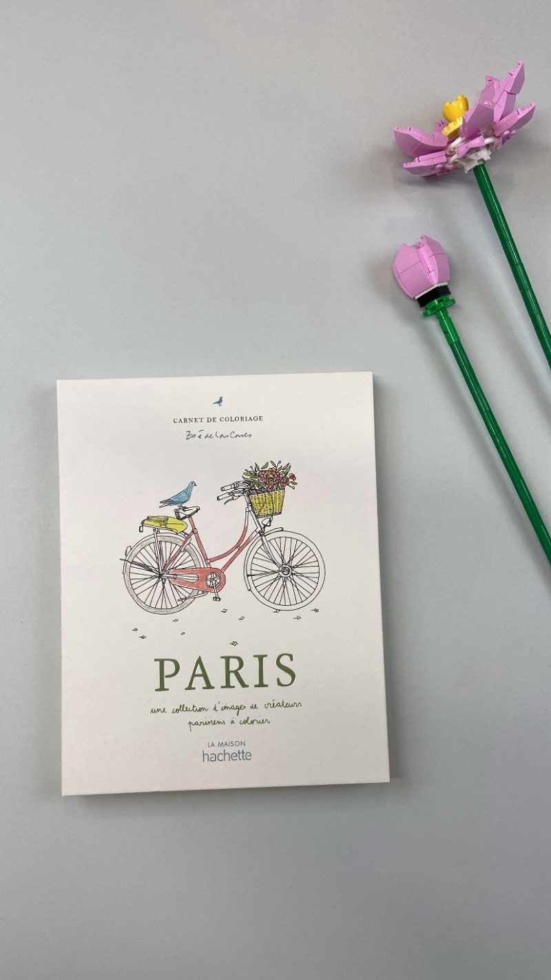 Carnet de coloriage – Paris de Zoé de Las Cases