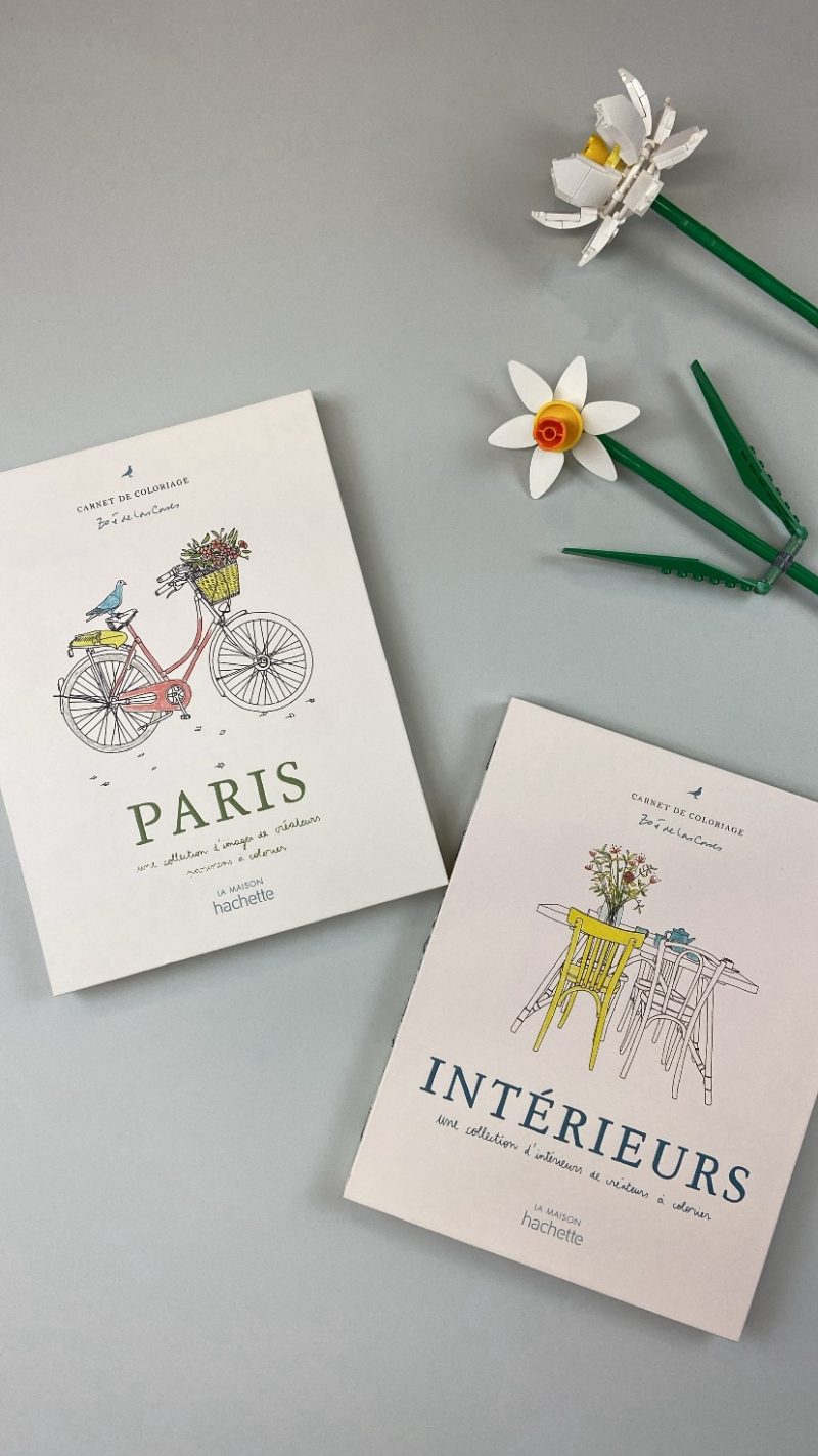 Carnet de coloriage – Paris de Zoé de Las Cases