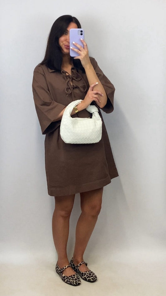 Robe en jean Anaé mocha