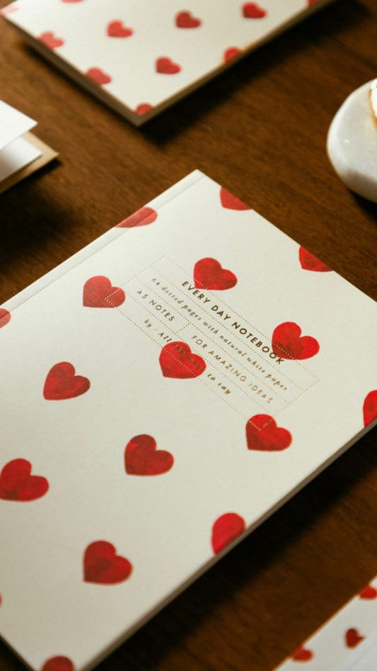 Notebook Hearts