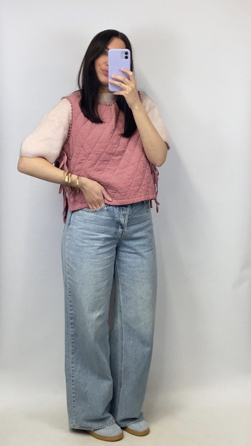 Plastron Malo vieux rose