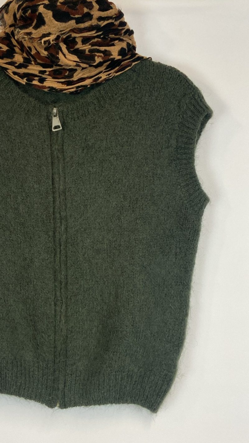 Gilet sans manches zipper Austin vert