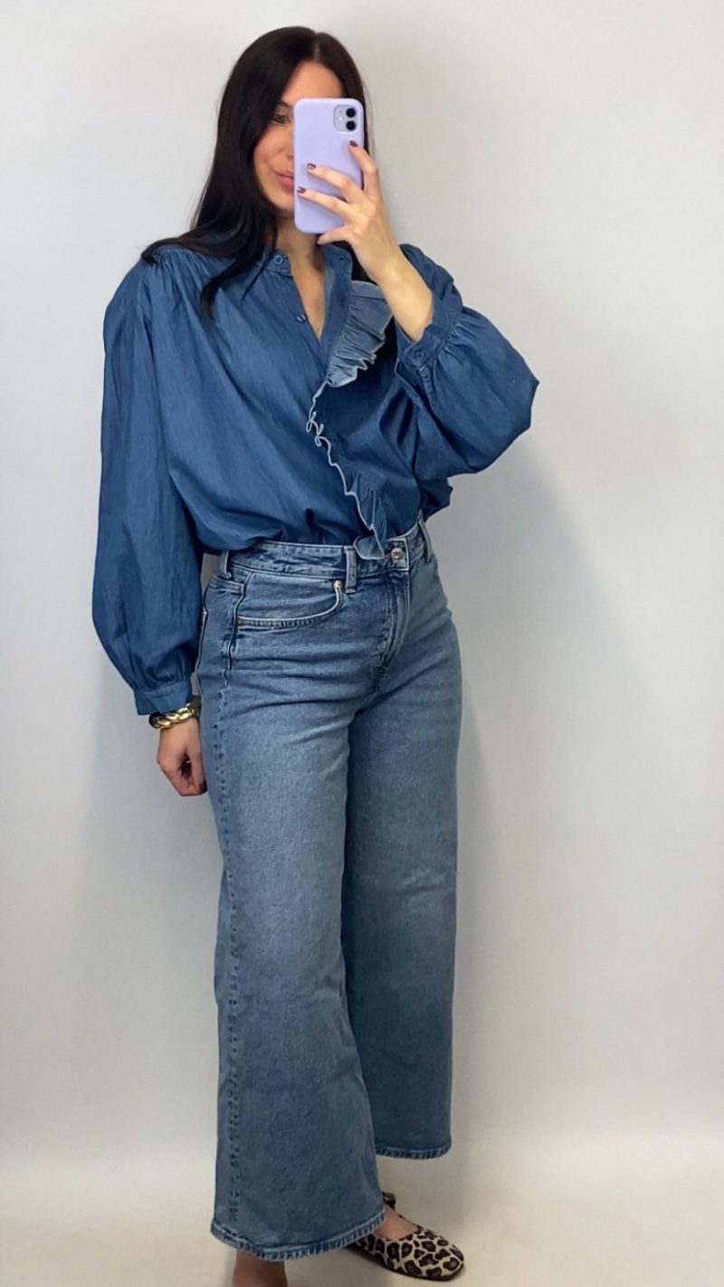 Chemise en jean léger Gabrielle