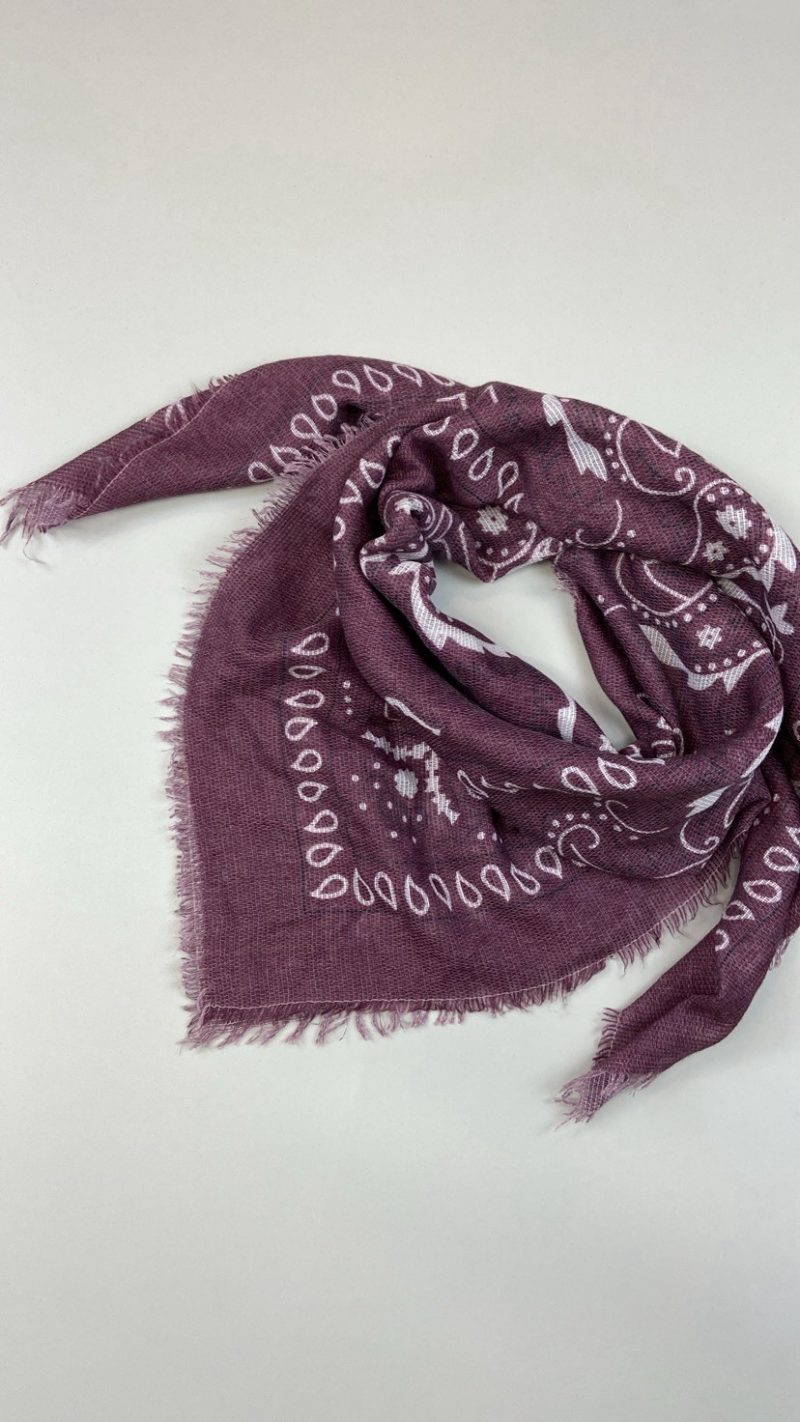 Foulard Écharpe légère Tessa bordeaux