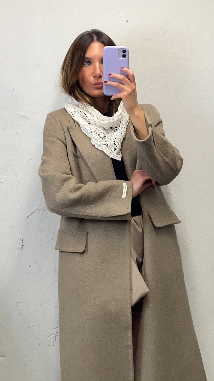 Manteau premium taupe