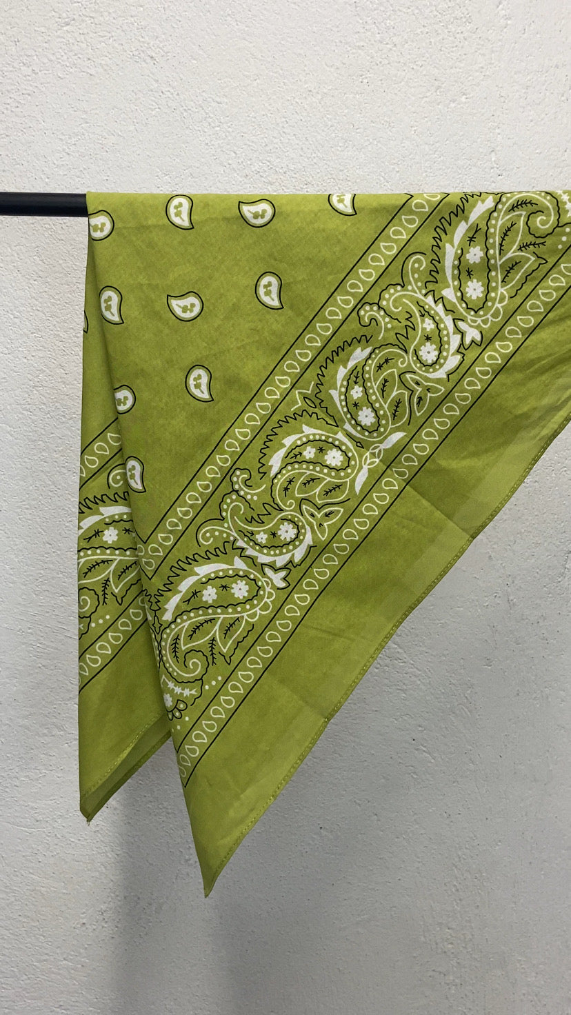 Foulard bandana vert