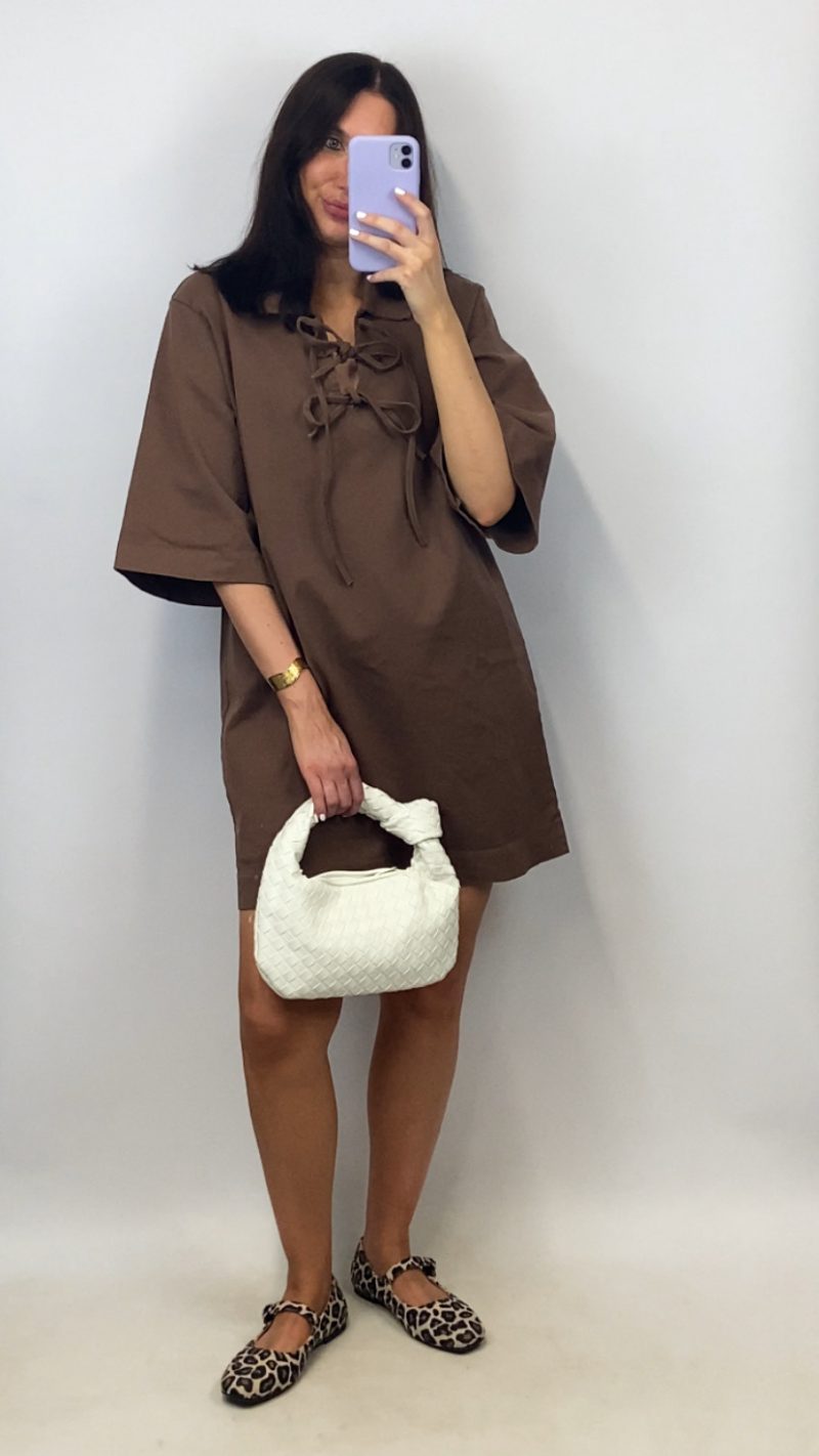 Robe en jean Anaé mocha