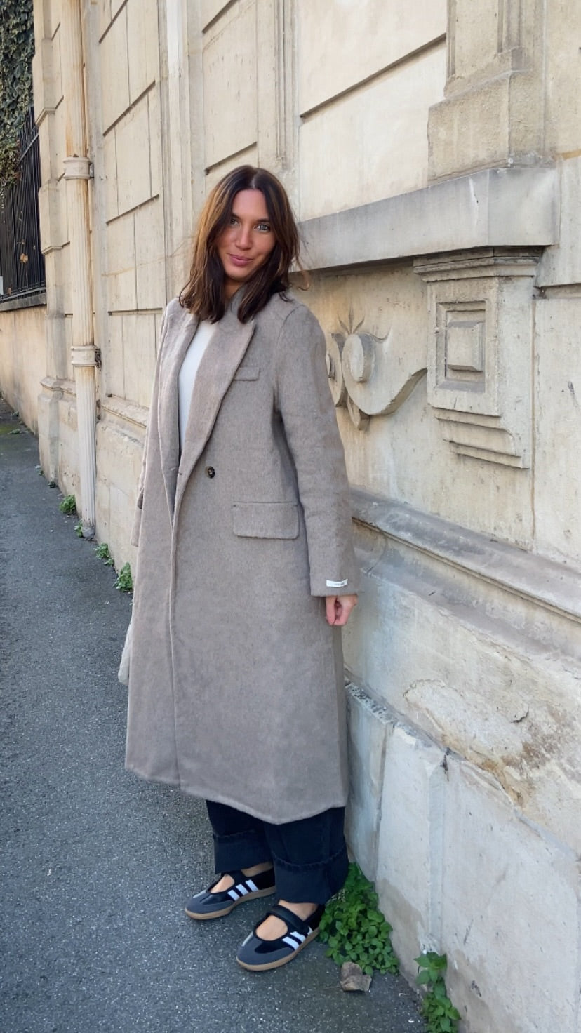 Manteau premium taupe
