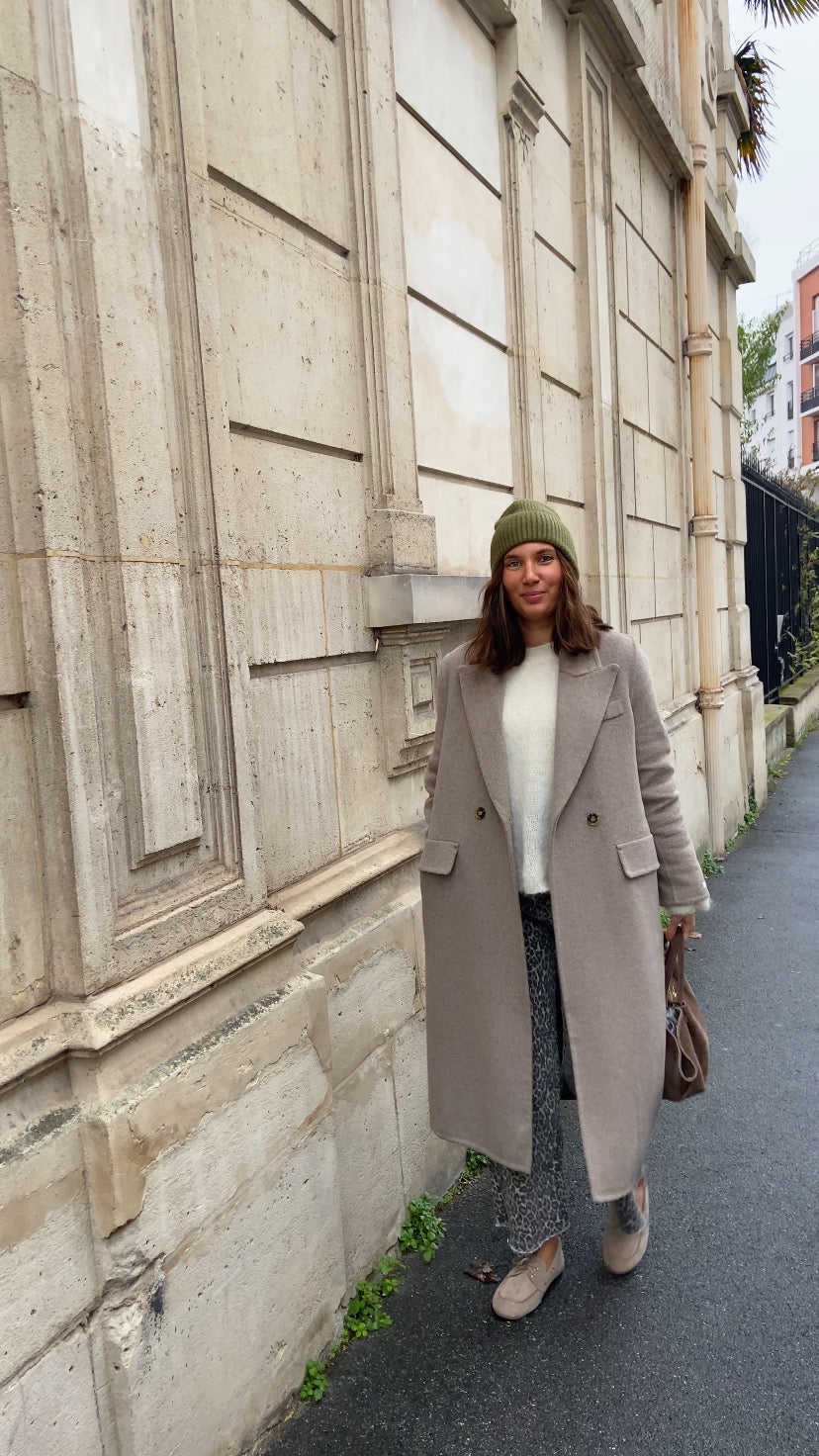 Manteau premium taupe