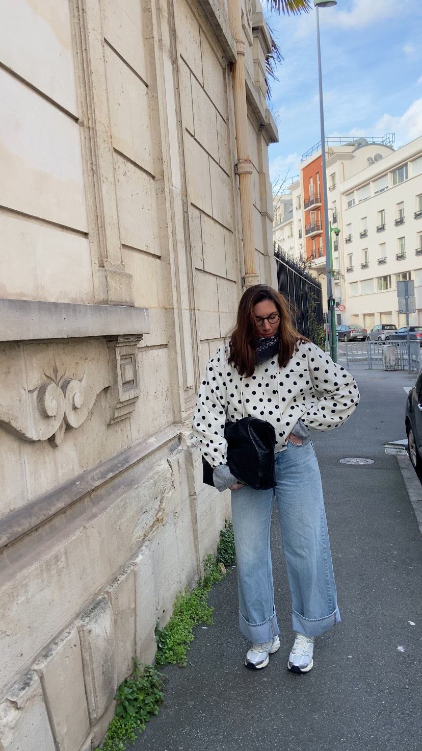 Veste légère à pois