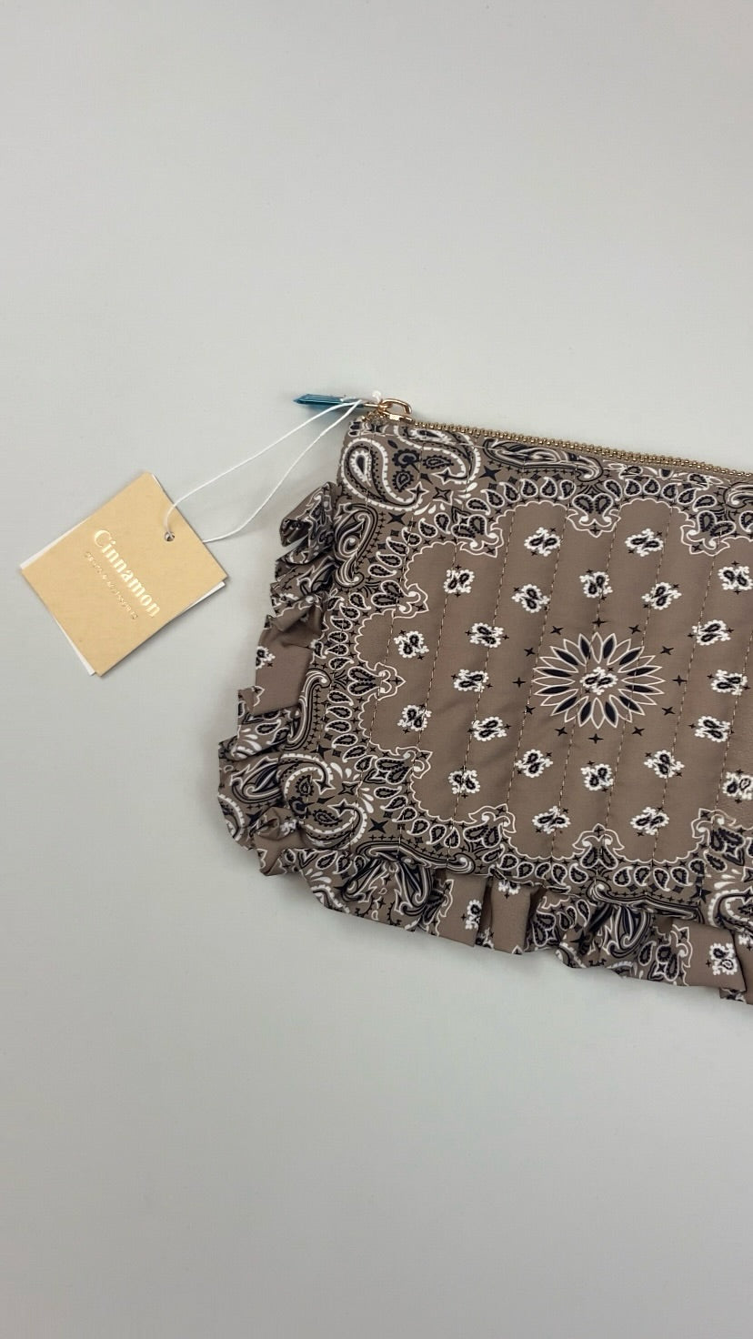 Pochette bandana beige