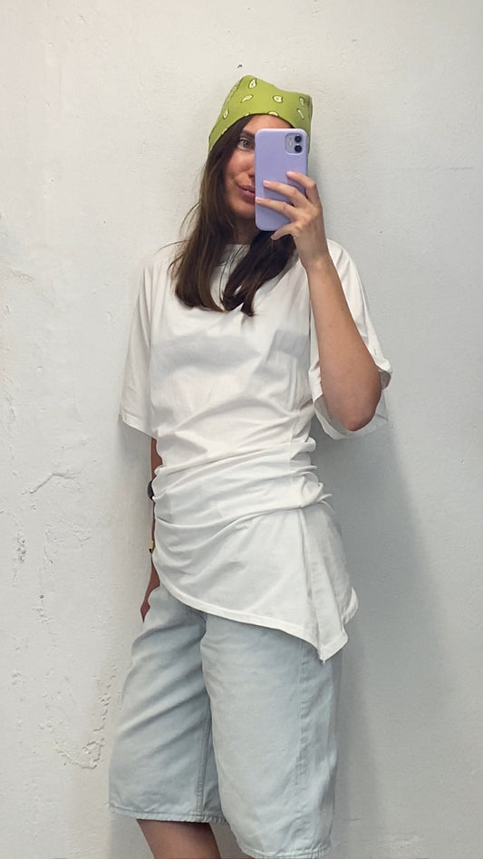 Tee asymétrique blanc | COMING SOON