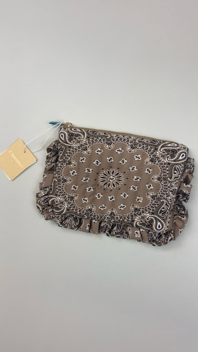 Pochette bandana beige