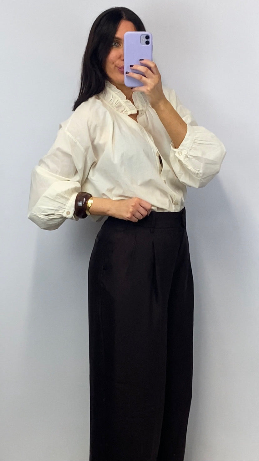 Chemise oversize Louison écrue