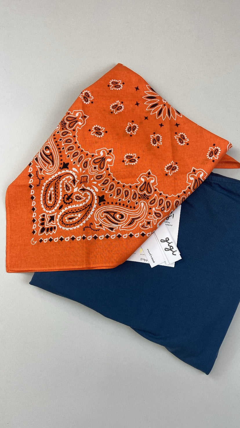 Foulard bandana orange