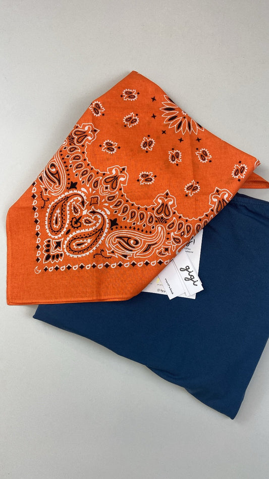 Foulard bandana orange