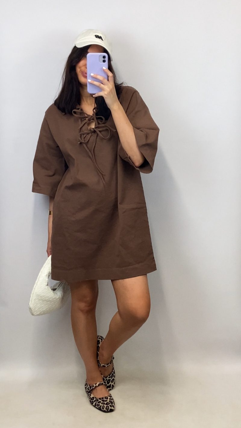 Robe en jean Anaé mocha