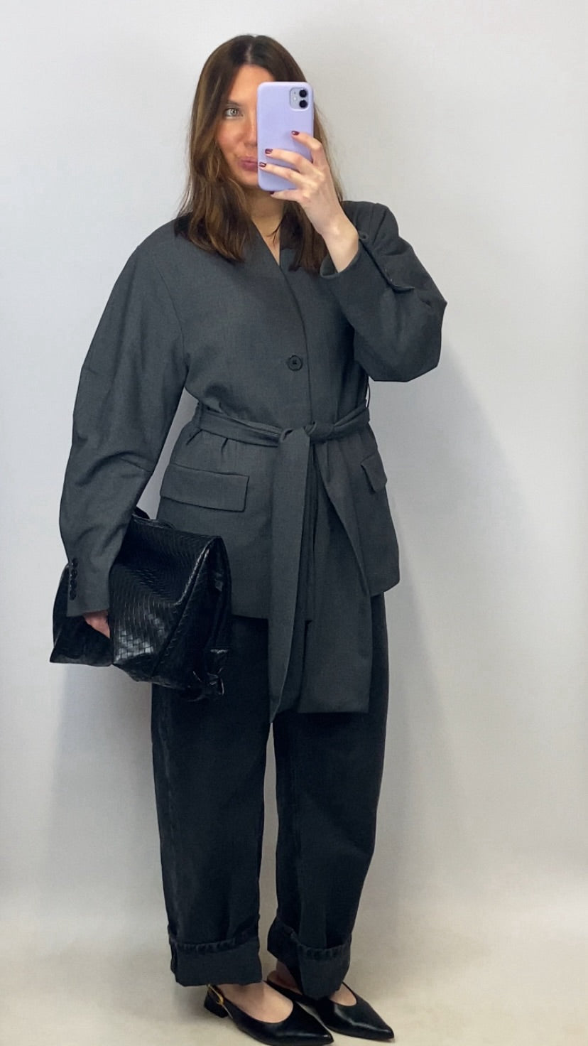 Blazer Kimono gris