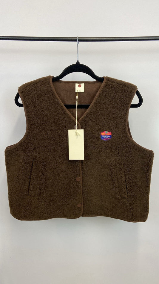 Gilet sans manches Simon marron | PHOTOS PORTÉES SOON