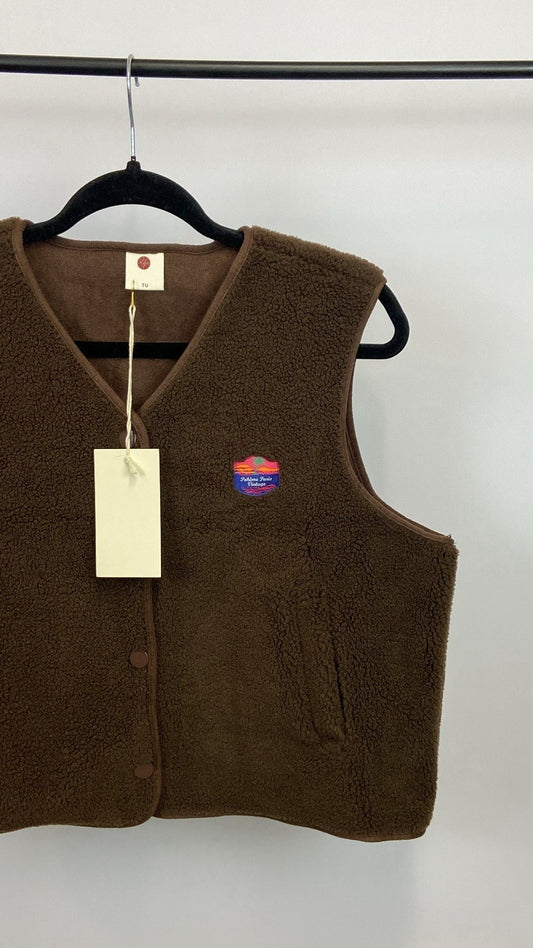 Gilet sans manches Simon marron | PHOTOS PORTÉES SOON