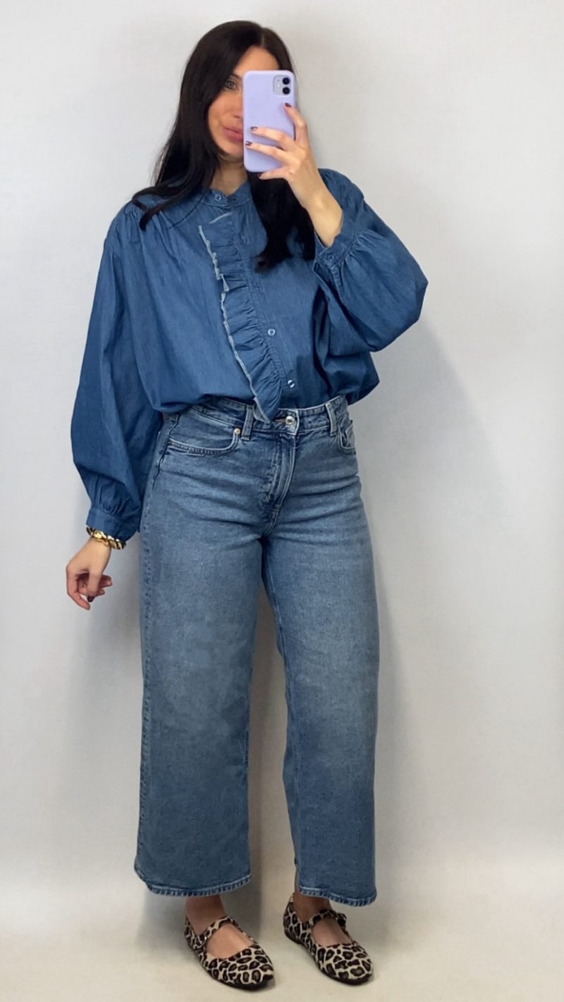 Chemise en jean léger Gabrielle
