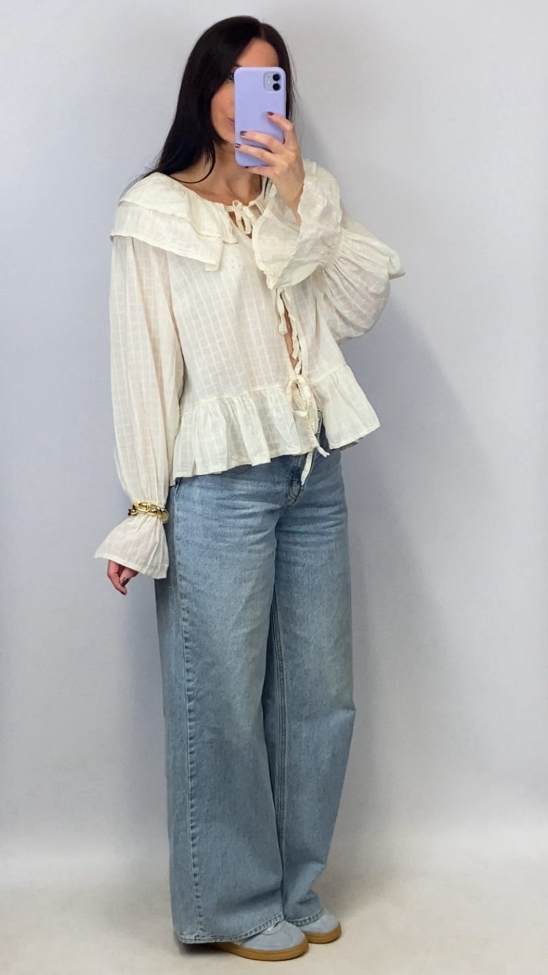 Blouse Alba à nœuds