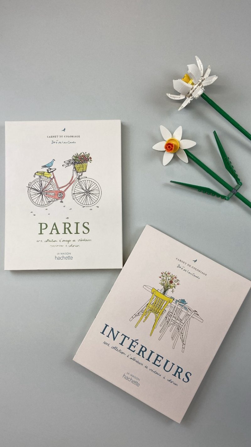 Carnet de coloriage – Intérieurs de Zoé de Las Cases