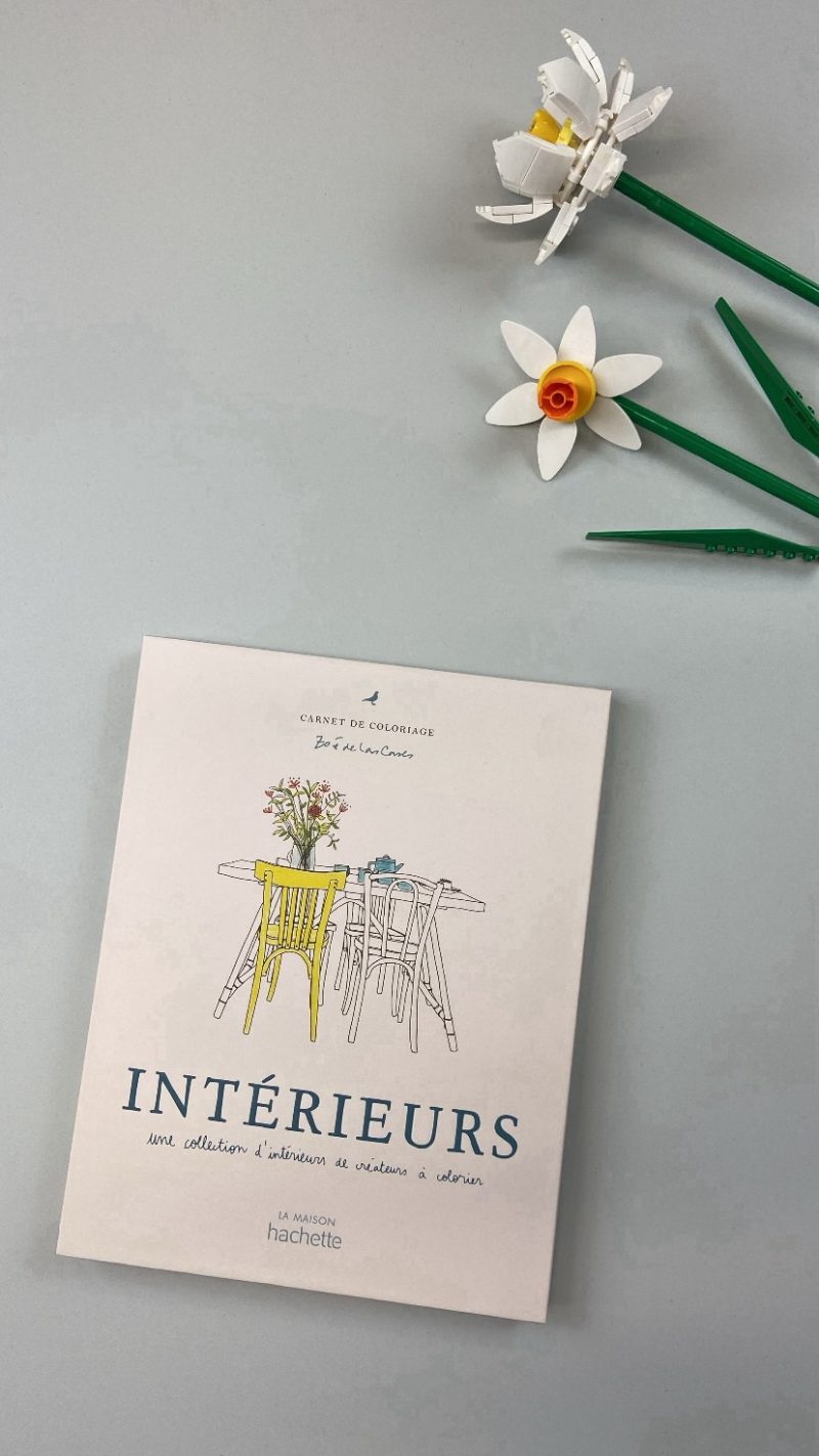 Carnet de coloriage – Intérieurs de Zoé de Las Cases