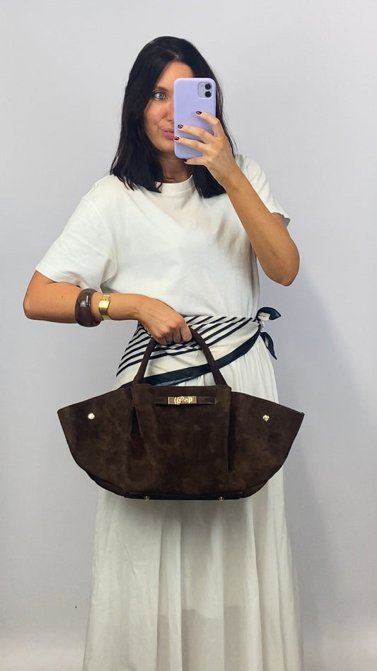 SAC DAIM AKIO MARRON - CLAP APPAREL