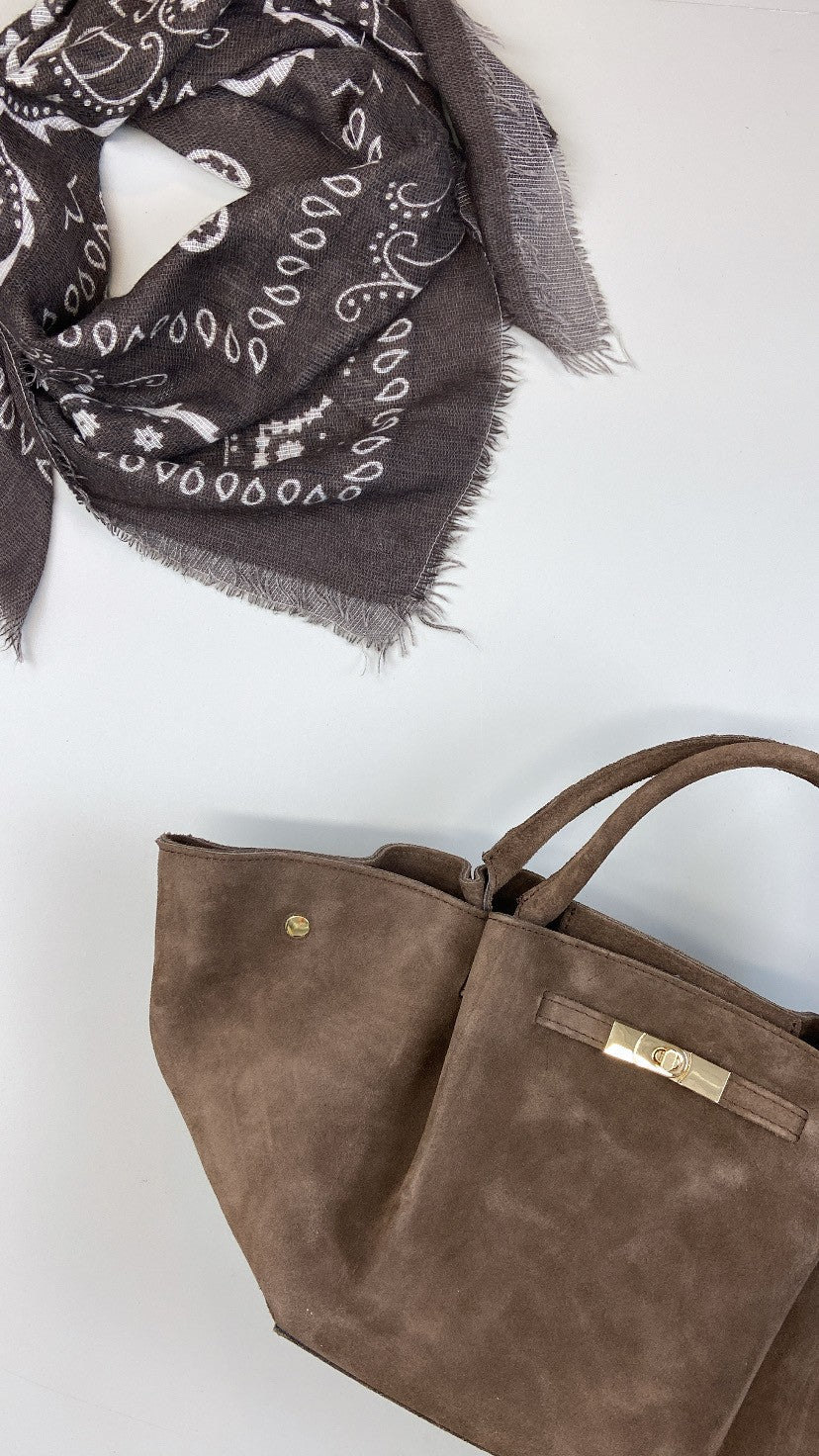 SAC DAIM AKIO TAUPE - CLAP APPAREL