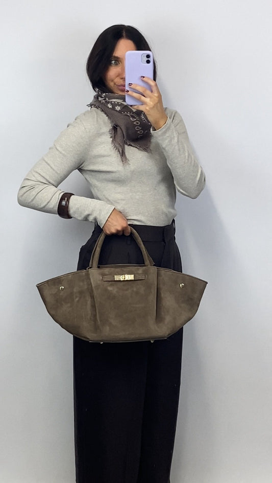 SAC DAIM AKIO TAUPE - CLAP APPAREL