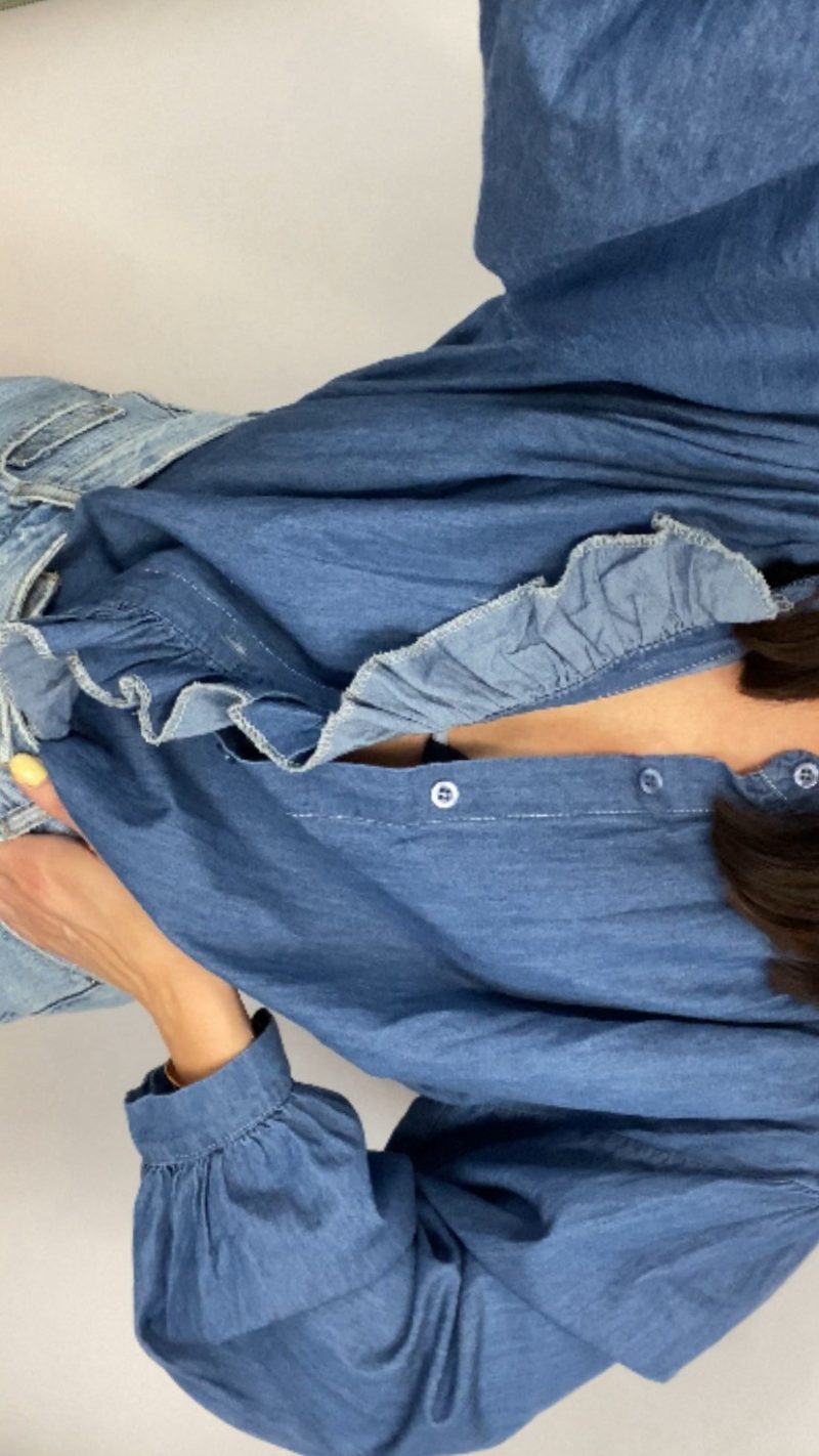 Chemise en jean léger Gabrielle